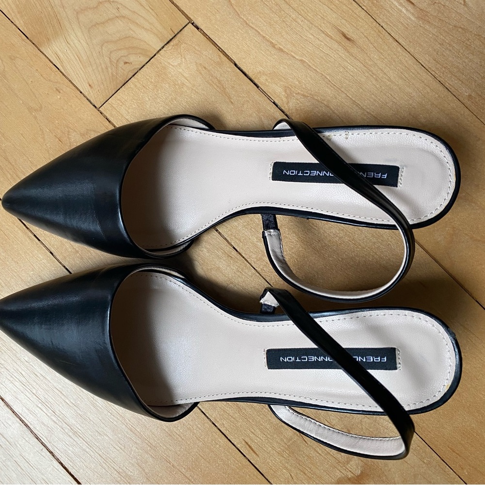 French Connection Black Heels Elegant Design